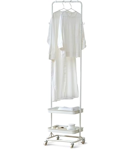 Amazon.co.jp: AZUMAYA ハンガーワゴン PW-55WH : 産業・研究開発用品